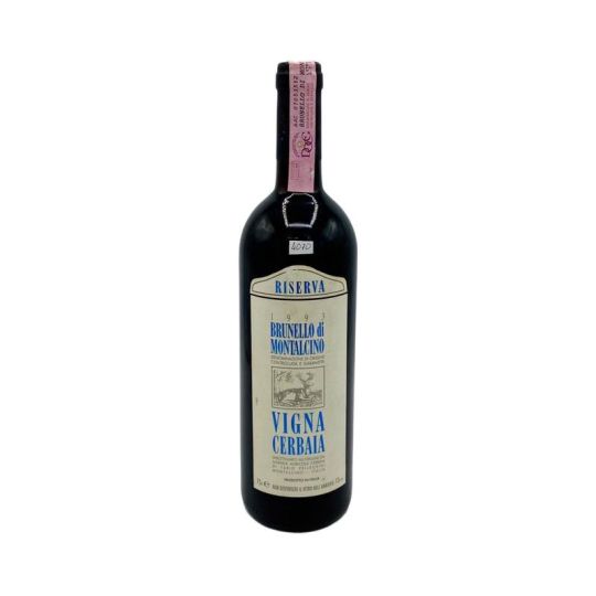 Vintage Bottle - Az. Agr.Cerbaia Brunello di Montalcino Riserva Vigna Cerbaia 1993 0,75 lt. - COD. 4070