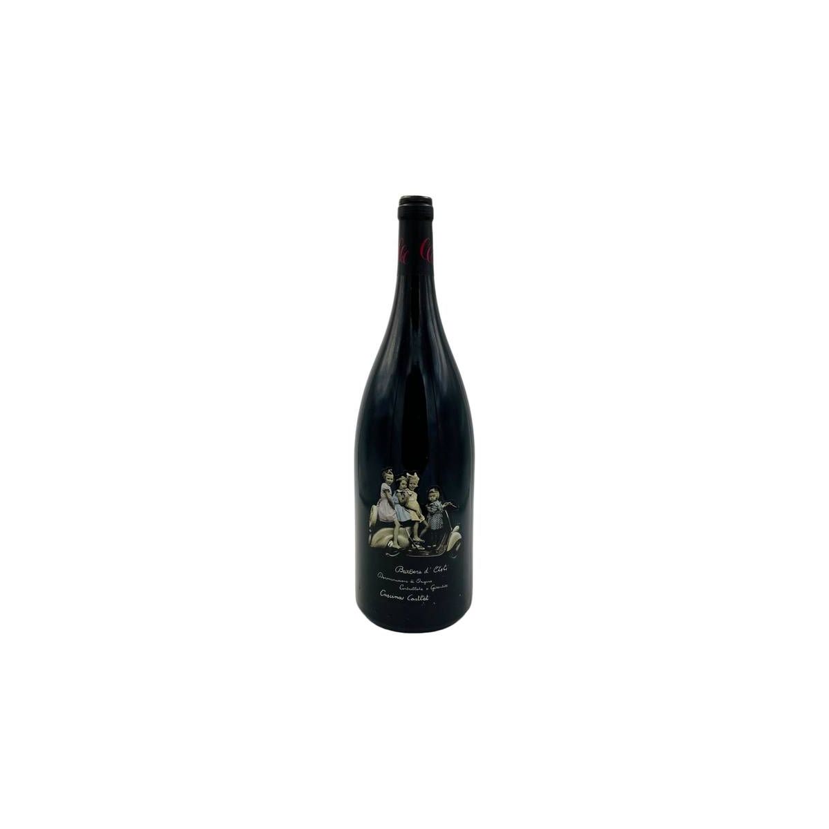 Bottiglia Factice VUOTA per Vetrina Cascina Castle't Barbara d'Asti La Vespa! 1,5 lt. MAGNUM