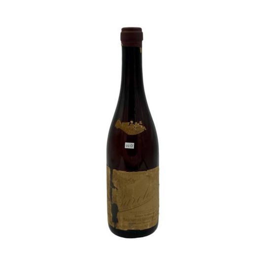 Vintage Bottle - Mascarello Giuseppe Barolo Riserva DOC 1964 0,72 lt. CLEAR COLOR e RUINED LABEL - COD. 4472