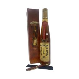 Vintage Bottle - Metaxa Greek Liquor 5 star 0,70 lt. + Box & Pen - COD. 6018