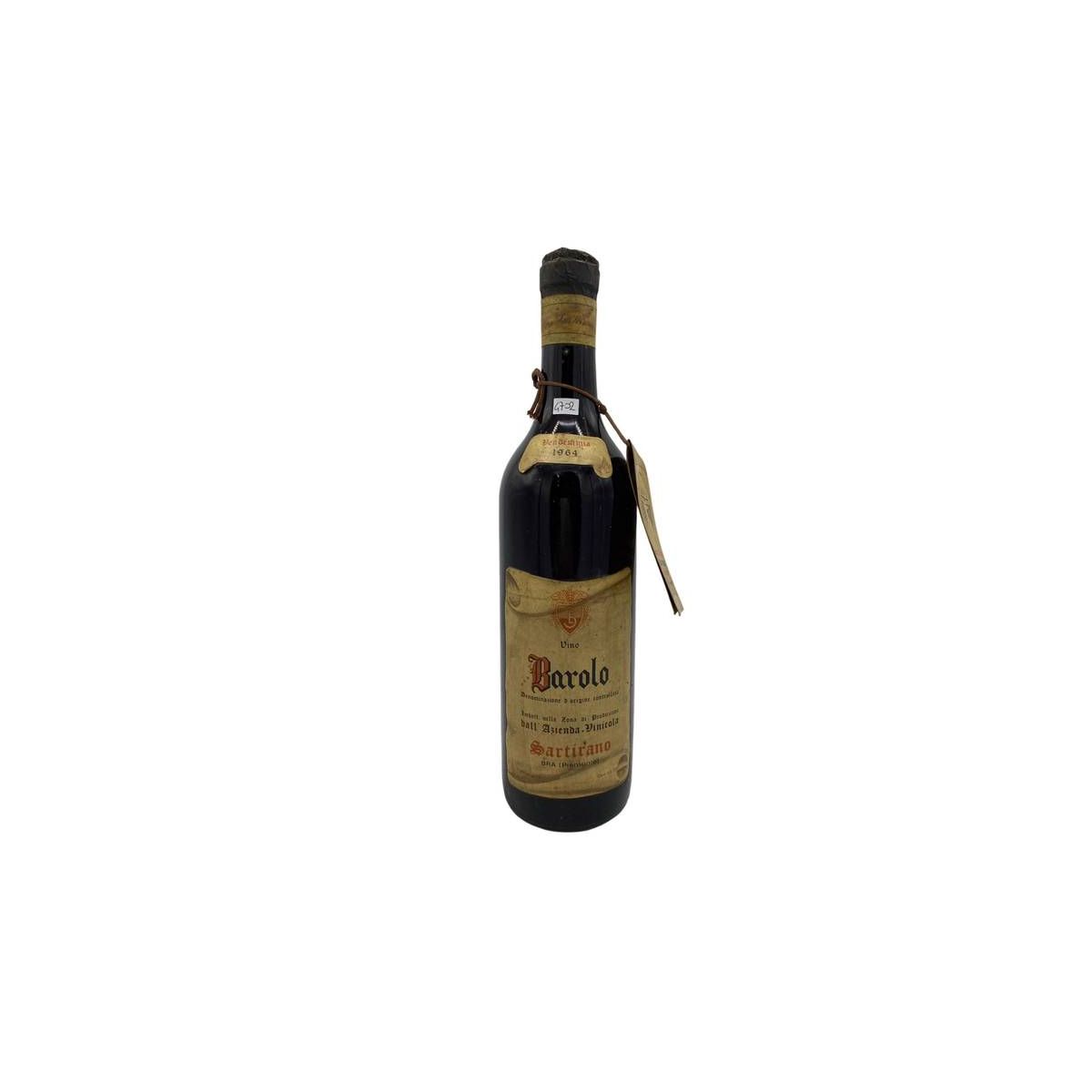 Vintage Bottle - Az. Vin. E. Sartirano Barolo DOC 1964 0,72 lt. - COD. 4702