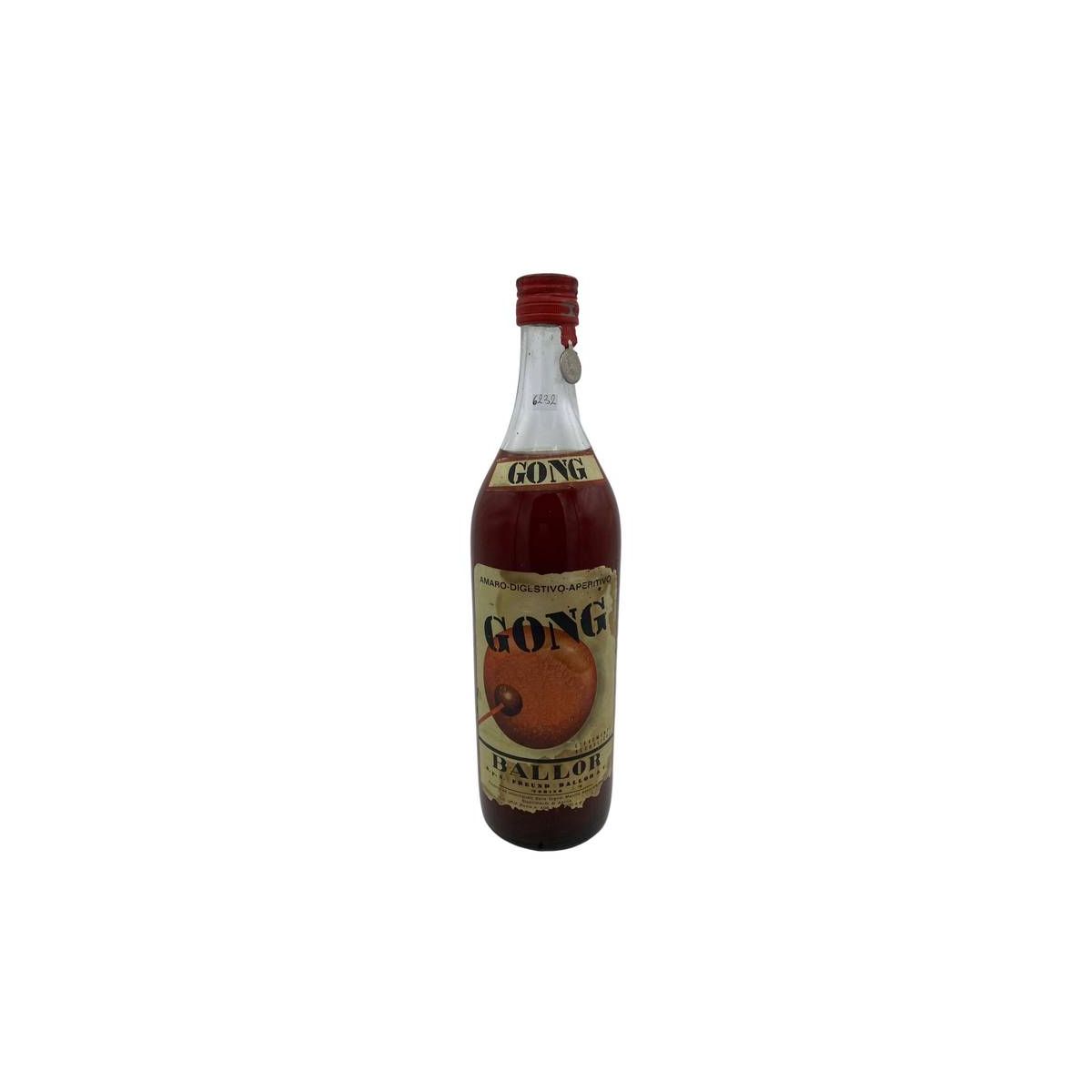 Vintage Bottle - Freund Ballor Amaro Digestivo Aperitivo GONG 1 lt. SIGILLO STELLA - COD. 6232