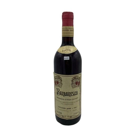 Vintage Bottle - Alessandro Odore Barbaresco DOC 1978 0,72 lt. - COD. 10066