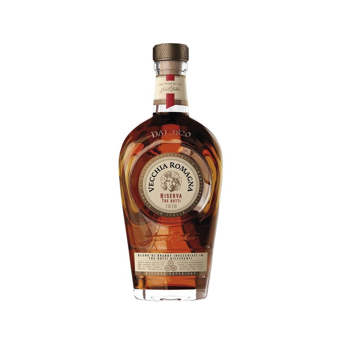 Montenegro - Brandy Vecchia Romagna Riserva Tre Botti 0,70 lt.