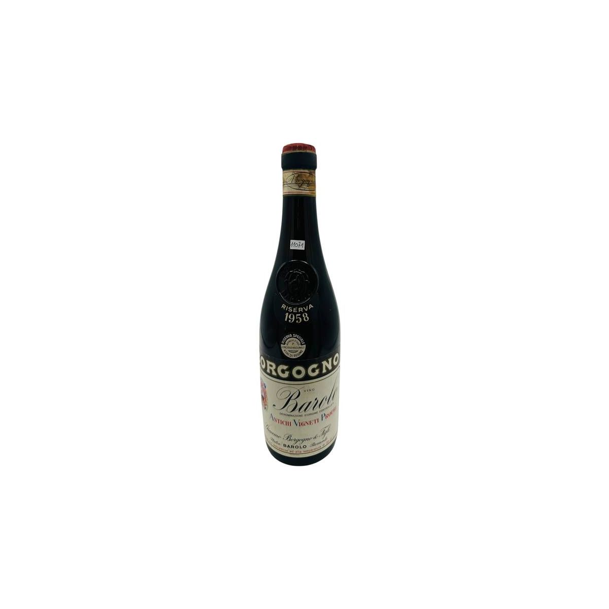 Vintage Bottle - Borgogno Barolo Riserva DOC 1958 0,72 lt. - COD. 11071