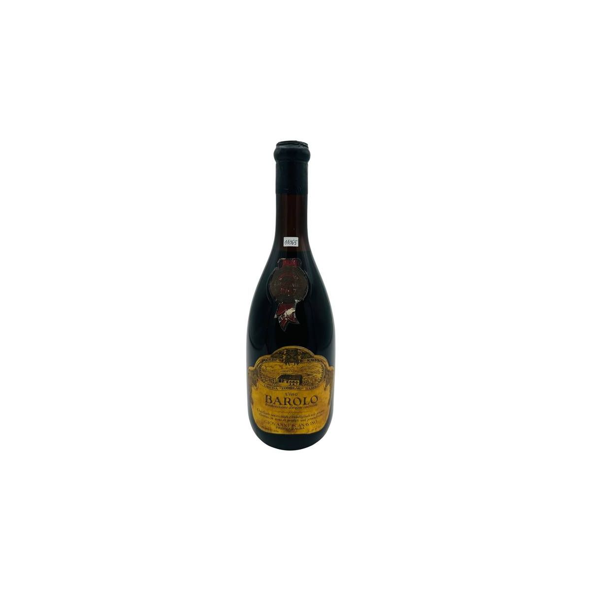 Vintage Bottle - Poderi Giovanni Scanavino Barolo Riserva Speciale DOC 1967 0,72 lt. - COD. 11065