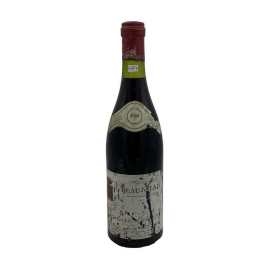 Vintage Bottle - Charles Bernard Beaujolais 1969 0,72 lt. RUINED LABEL - COD. 10227