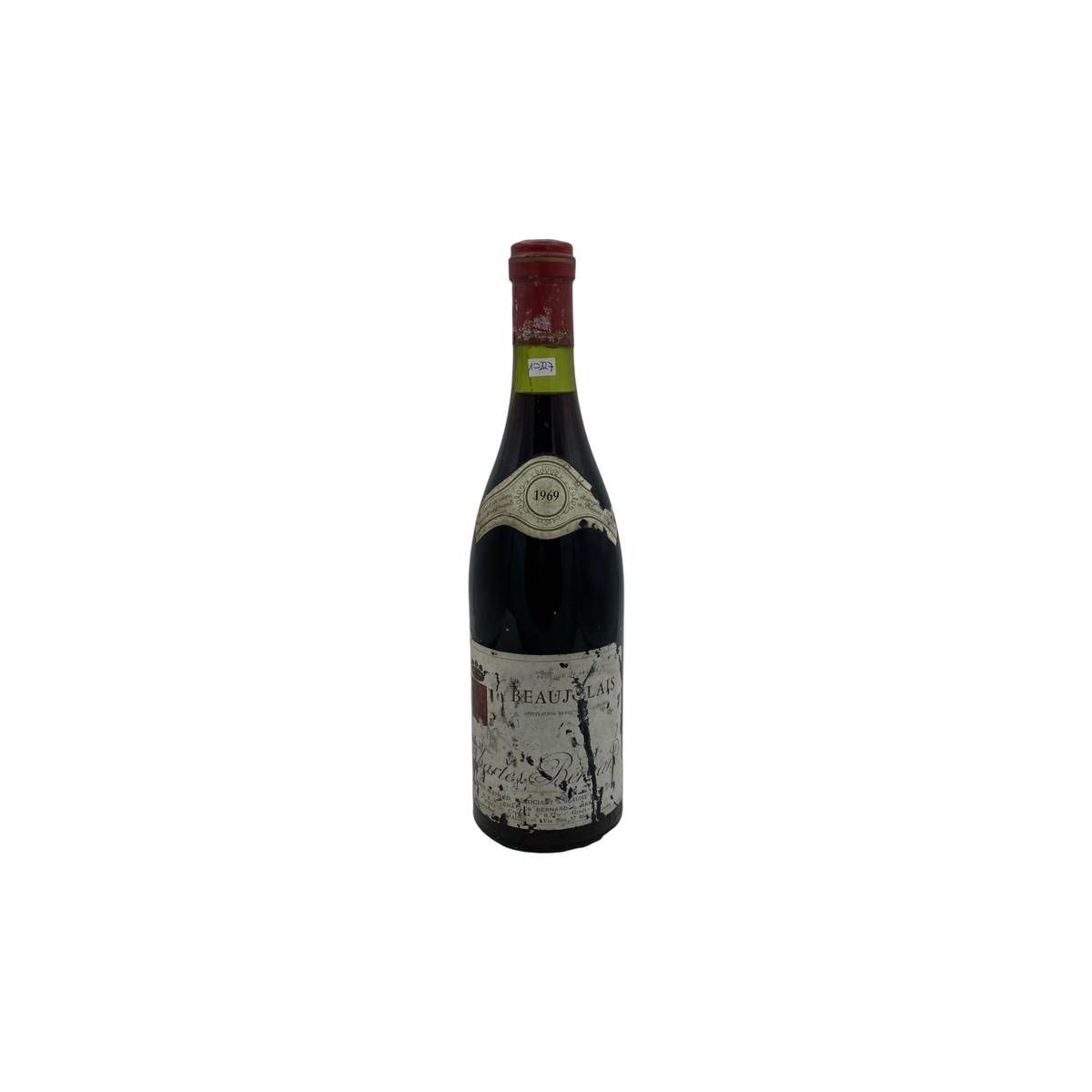 Vintage Bottle - Charles Bernard Beaujolais 1969 0,72 lt. RUINED LABEL - COD. 10227