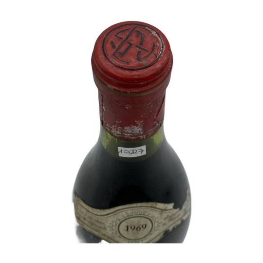 Vintage Bottle - Charles Bernard Beaujolais 1969 0,72 lt. RUINED LABEL - COD. 10227