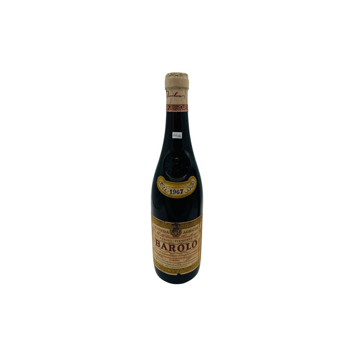 Vintage Bottle - Dott. Giacomo Damilano Barolo DOC 1967 0,72 lt. - COD. 11084