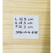 Cassetta Legno VUOTA Tenuta San Guido Bolgheri Sassicaia 2019 da 6 bottiglie
