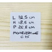 Cassetta Legno VUOTA Montevertine Le Pergole Torte 2021 da 6 bt