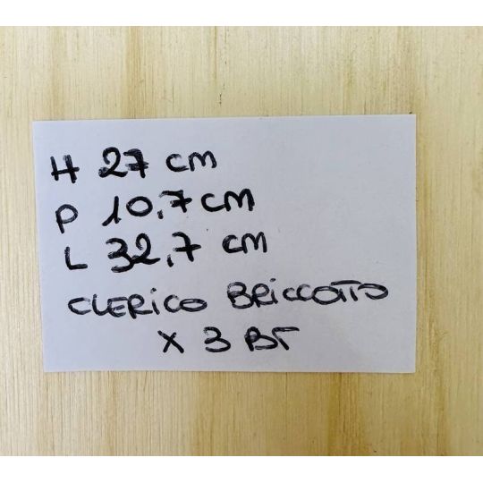 Cassetta Legno VUOTA Domenico Clerico Barolo Briccotto da 3 bottiglie