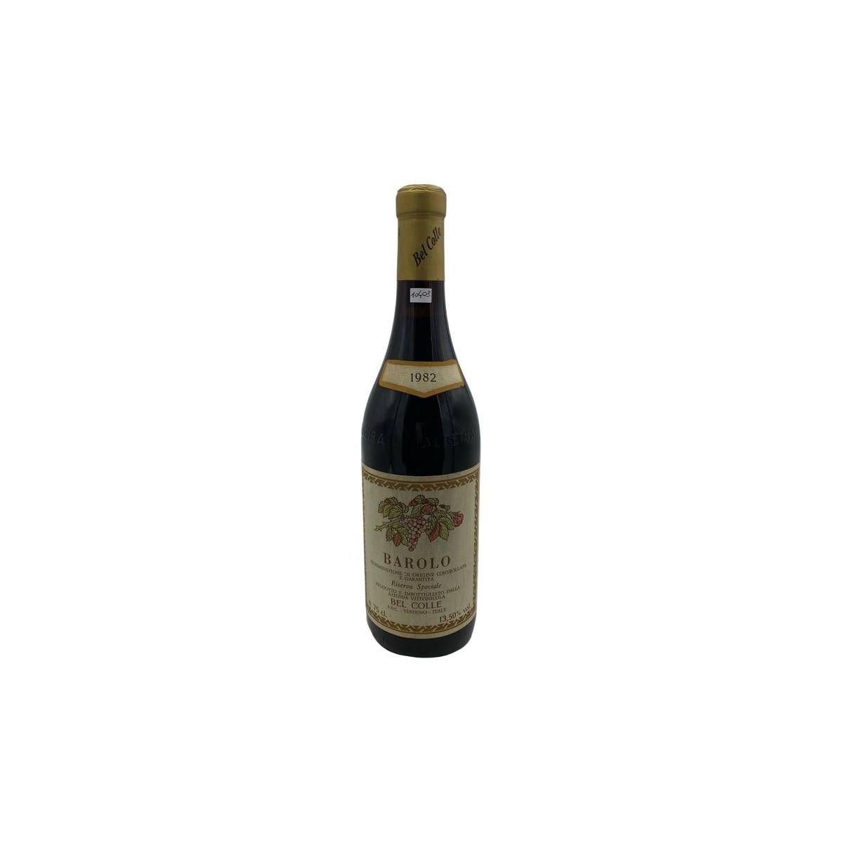 Vintage Bottle - Bel Colle Barolo Riserva DOCG 1982 0,75 lt. - COD. 10408