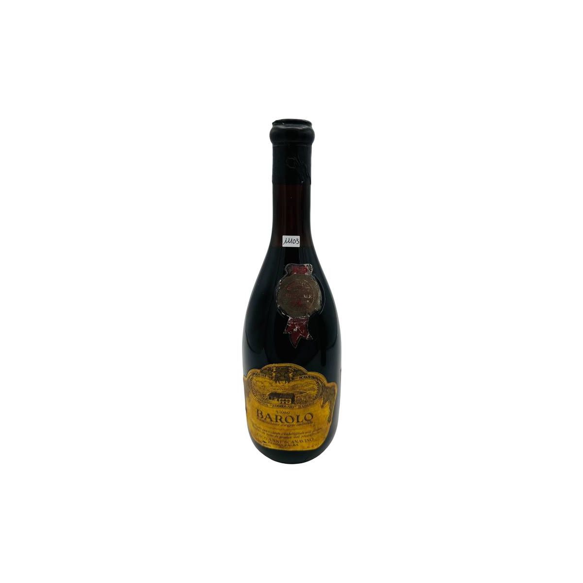 Vintage Bottle - Poderi Giovanni Scanavino Barolo Riserva Speciale DOC 1967 0,72 lt. - COD. 11003
