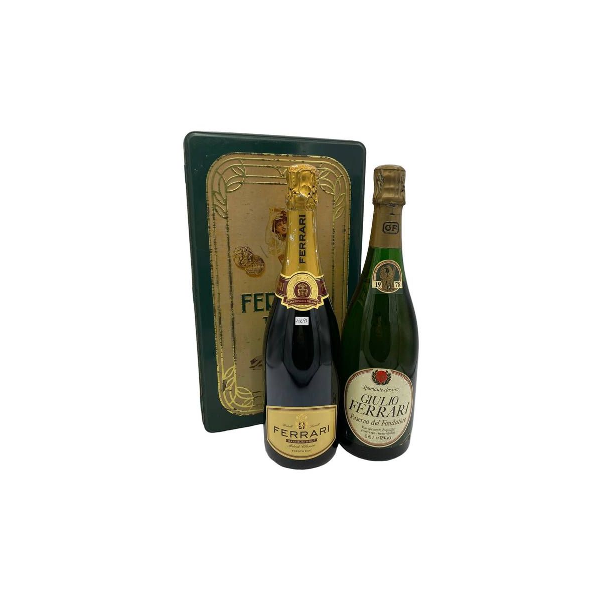 Vintage Bottle - Ferrari Trento DOC Giulio Ferrari Riserva del Fondatore 1978 e Ferrari Maximum Twin Box 0,75 lt. - COD. 10497