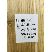 Cassetta Legno VUOTA Romano Dal Forno Amarone da 3 Bottiglie