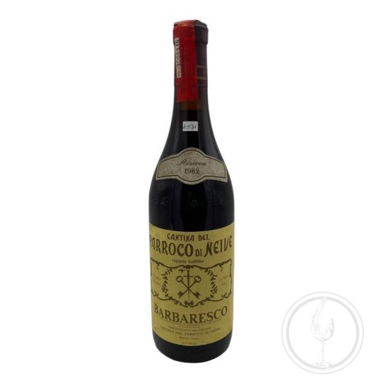 Vintage Bottle - Cantina del Parroco di Neive Barbaresco Riserva DOCG Vigneto Gallina 1982 0,75 lt. - COD. 10581