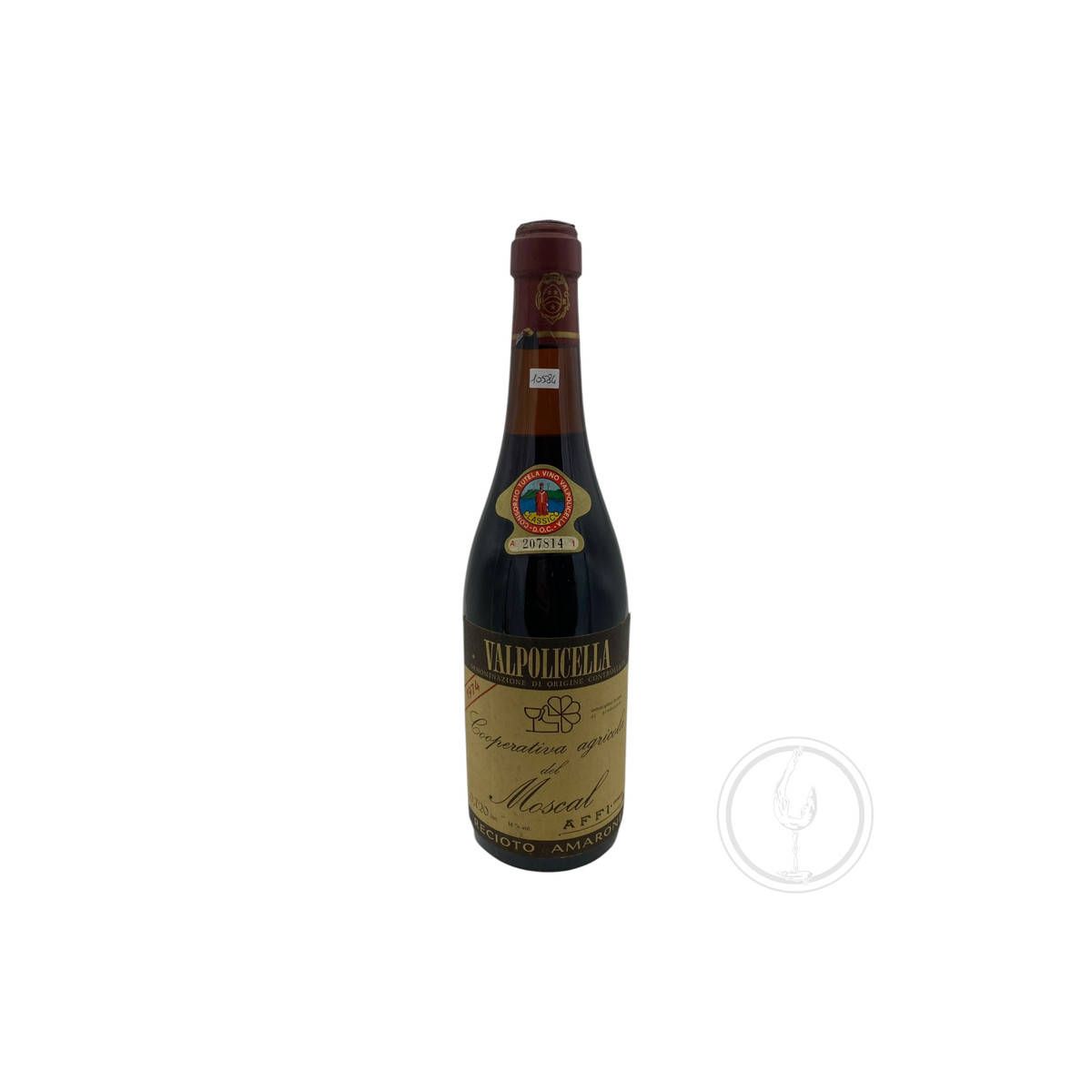 Vintage Bottle - Cooperativa Agricola del Moscal Recioto Amarone DOC 1974 0,72 lt. - COD. 10584