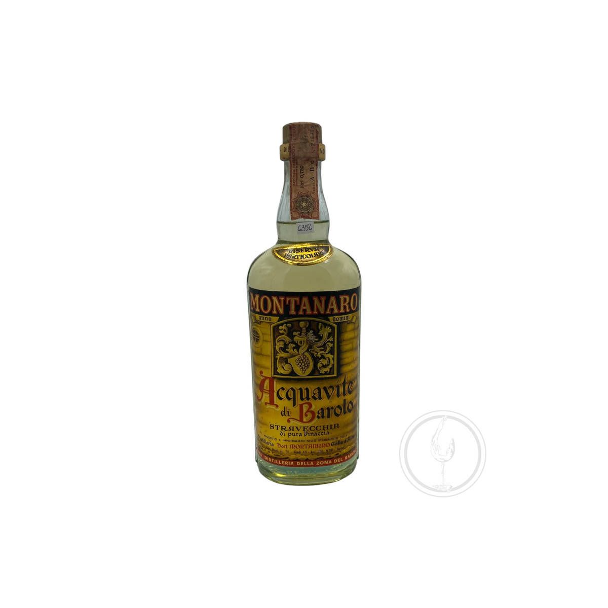 Vintage Bottle - Dott. Montanaro Acquavite di Barolo Stravecchia di Pura Vinaccia 0,75 lt. - COD. 6354
