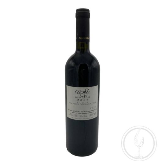 Vintage Bottle - Masseria del Feudo Grottarossa Sicilia IGT Rosso delle Rose 2003 0,75 lt. - COD. 10616