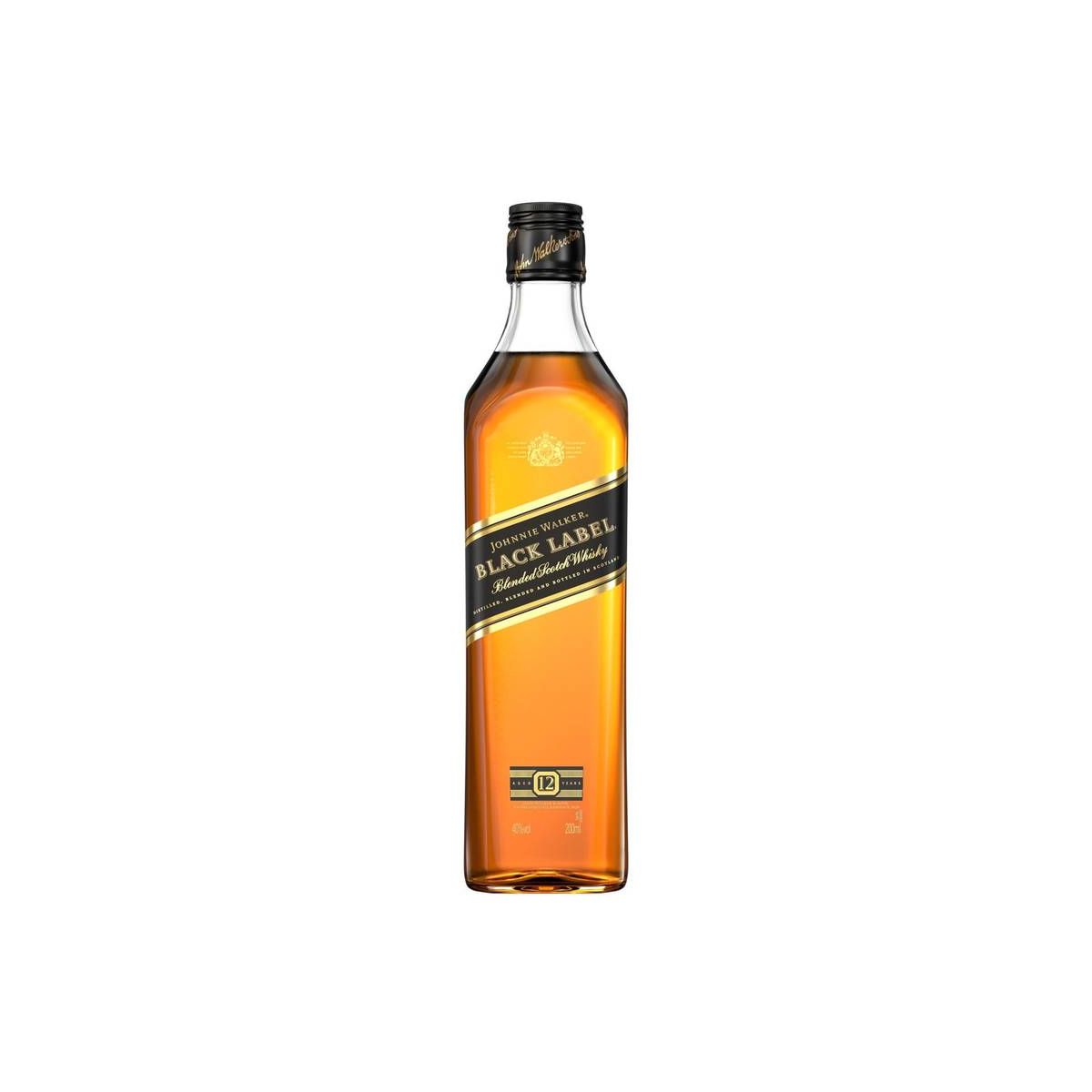 Johnnie Walker - Blended Scotch Whisky 12 y Black Label 0,70 lt.