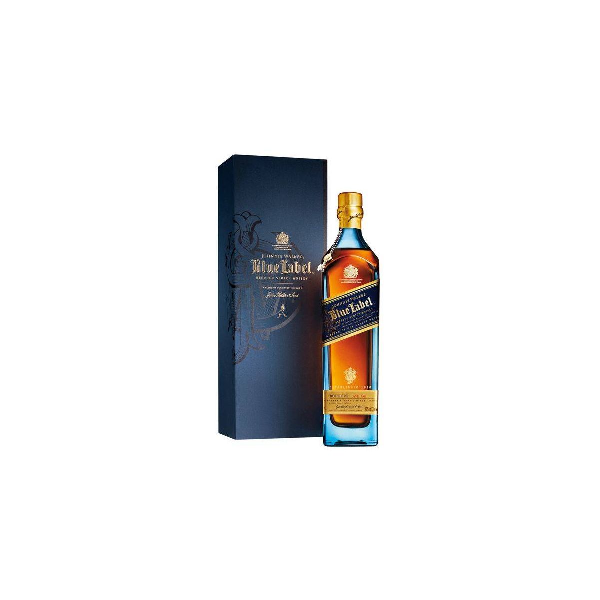 Johnnie Walker - Blended Scotch Whisky Blue Label 0,70 lt. + Box