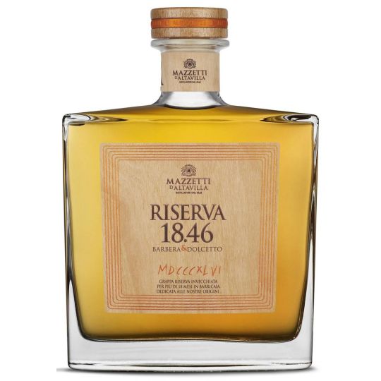 Mazzetti d'Altavilla - Grappa Riserva di Barbera e Dolcetto Riserva 18.46 0,70 lt.