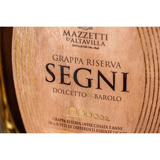 Mazzetti d'Altavilla - Grappa Riserva di Dolcetto e Barolo Riserva Segni 0,70 lt.