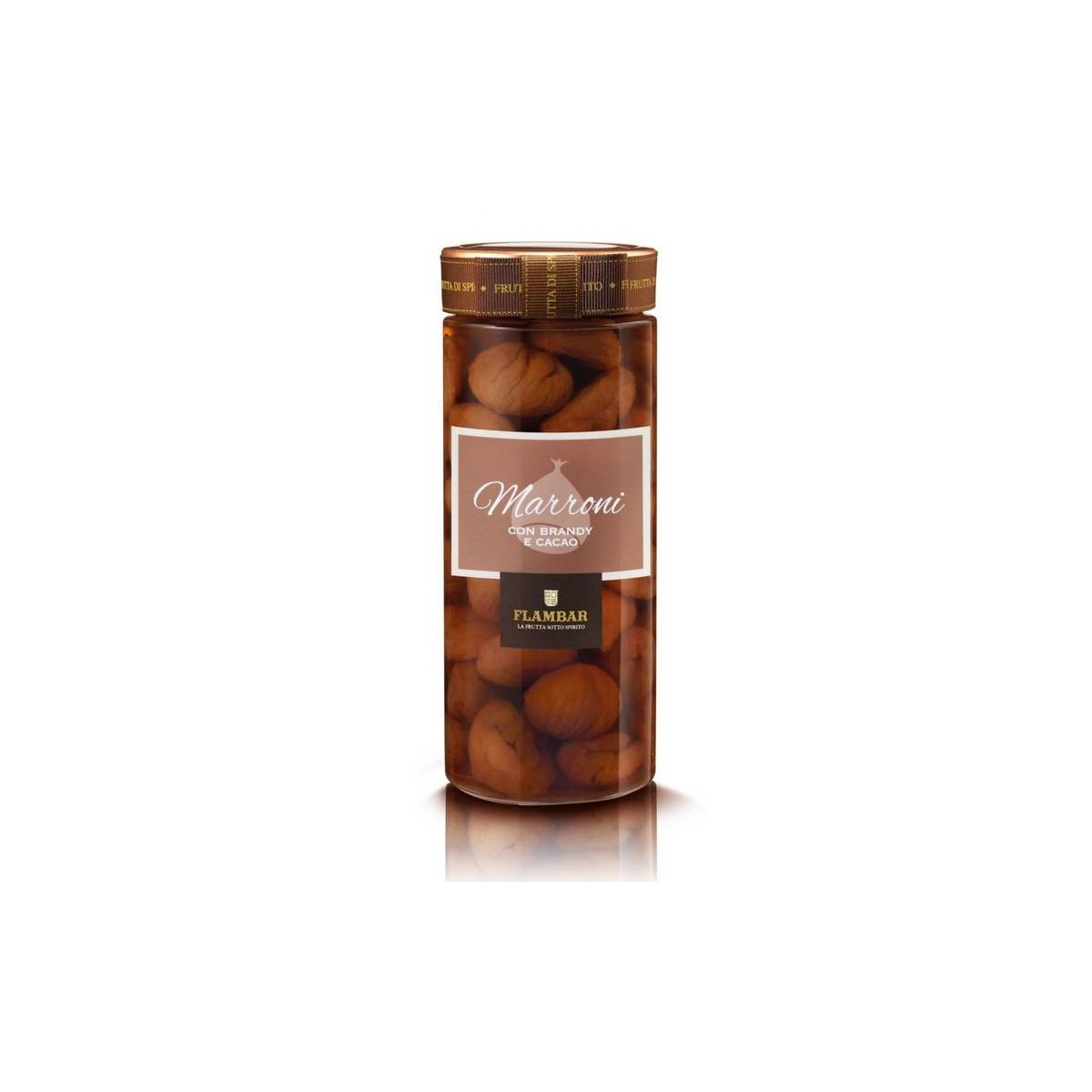 Mazzetti d'Altavilla - Frutta al Liquore Linea Goloso Marroni con Brandy e Cacao 760 gr.