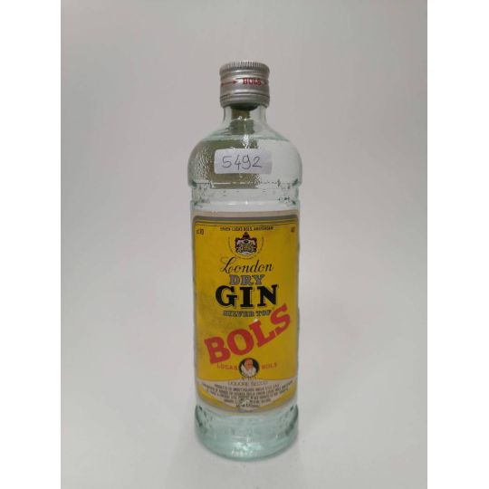 Vintage Bottle - Lucas Bols Dry Gin Silver Top Bols 0,70 lt. - COD. 5492