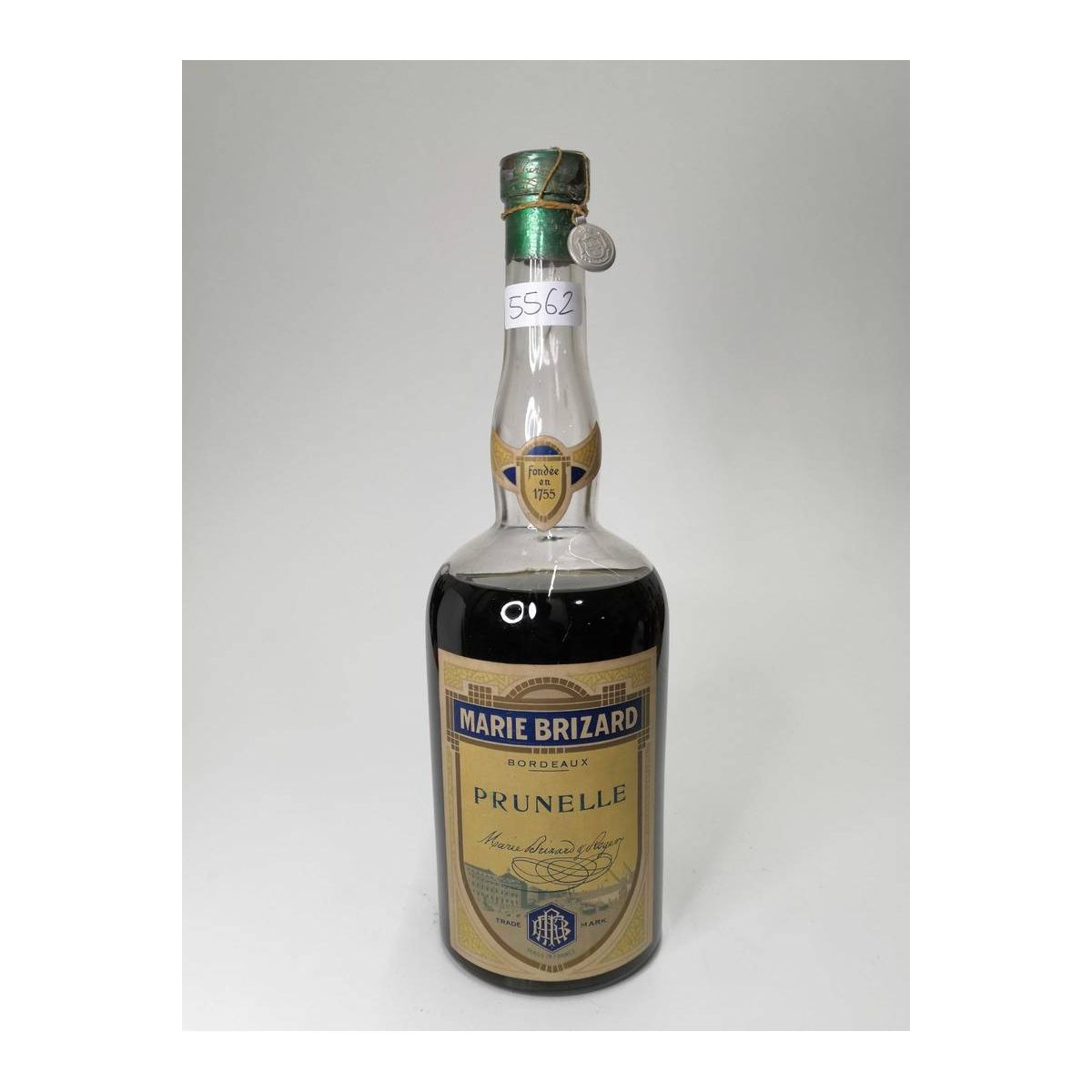 Vintage Bottle - Marie Brizard Prunelle 0,75 lt. SIGILLO MONARCHIA/REGNO - COD. 5562