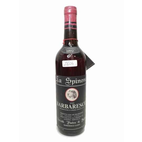 Vintage Bottle - Berutti Pietro & Figlio Barbaresco La Spinona 1970 0,72 lt. - COD. 2604