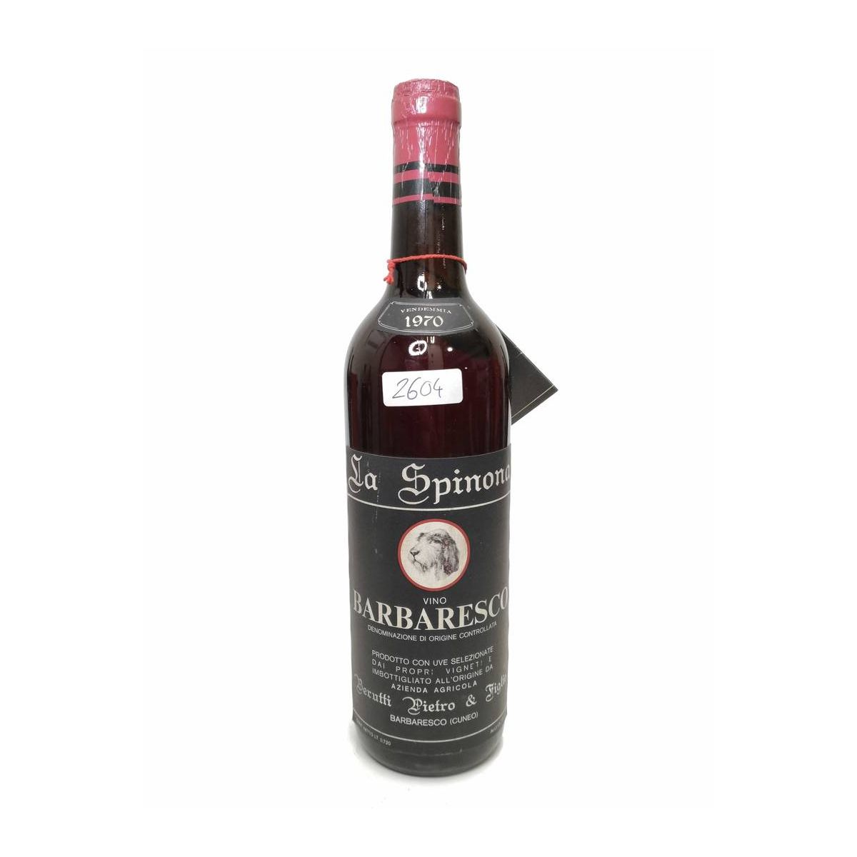 Vintage Bottle - Berutti Pietro & Figlio Barbaresco La Spinona 1970 0,72 lt. - COD. 2604