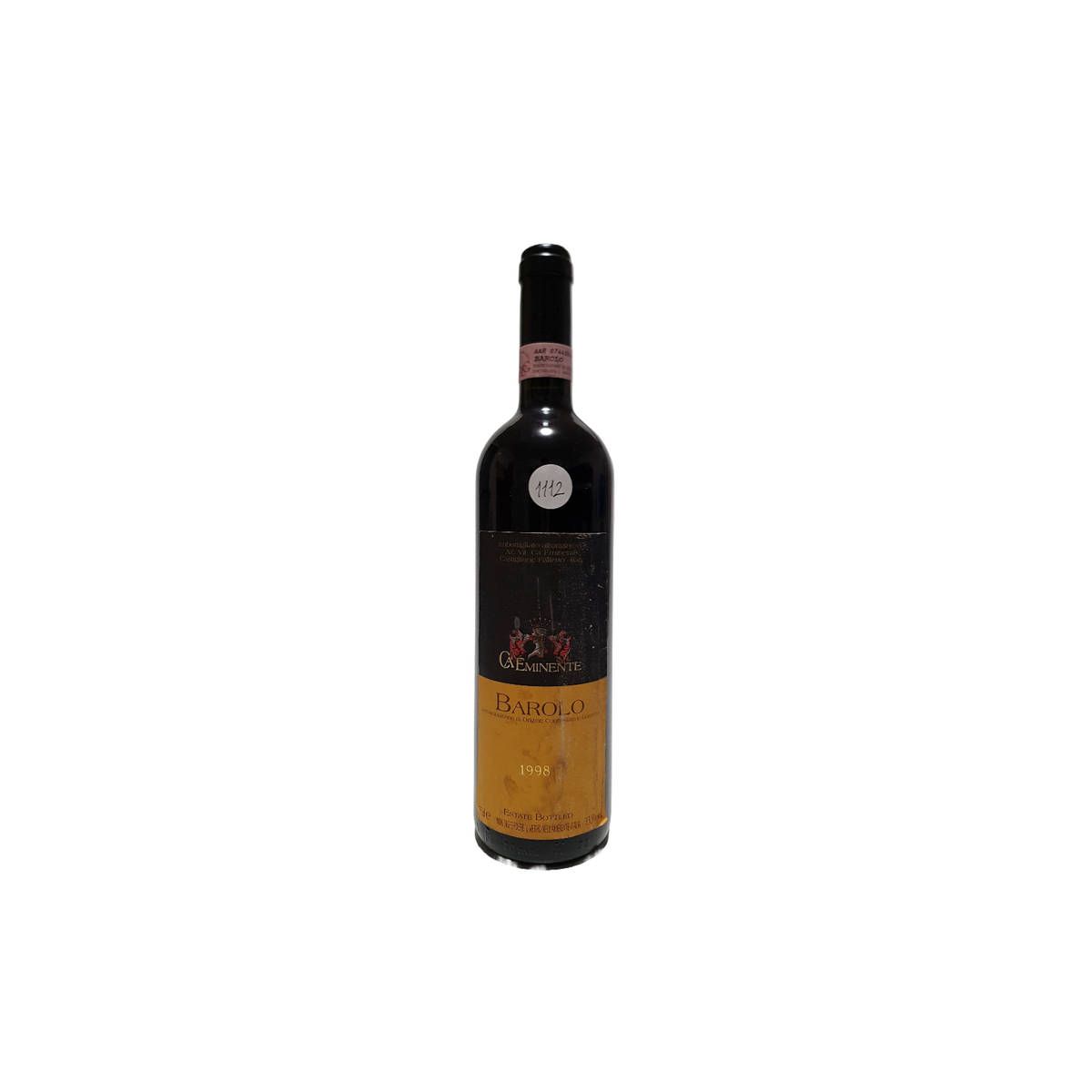 Vintage Bottle - Cà Eminente Barolo 1998 DOCG 0,75 lt. - COD. 1112
