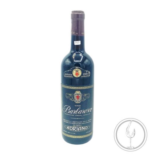 Vintage Bottle - Adriano Barbaresco DOC 1964 0,72 lt. - COD. 2990