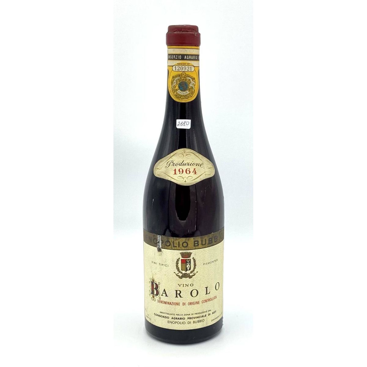 Vintage Bottle - Consorzio Agrario Provinciale di Asti Barolo DOC 1964 0,72 lt. - COD. 2880