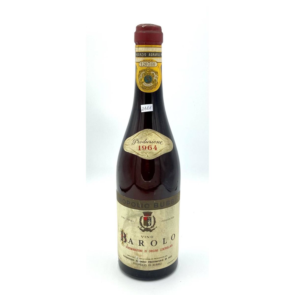 Vintage Bottle - Consorzio Agrario Provinciale di Asti Barolo DOC 1964 0,72 lt. - COD. 2888