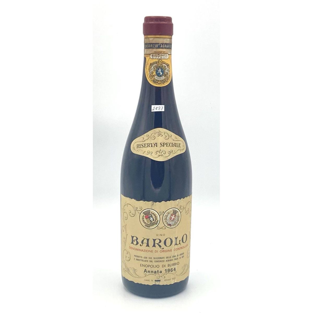 Vintage Bottle - Enopolio di Bubbio Barolo Riserva Speciale DOC 1964 0,72 lt. - COD. 2897