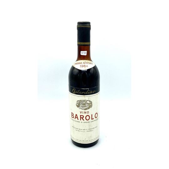 Vintage Bottle - Gilardino Barolo Riserva Speciale DOC 1964 0,72 lt. - COD. 3239