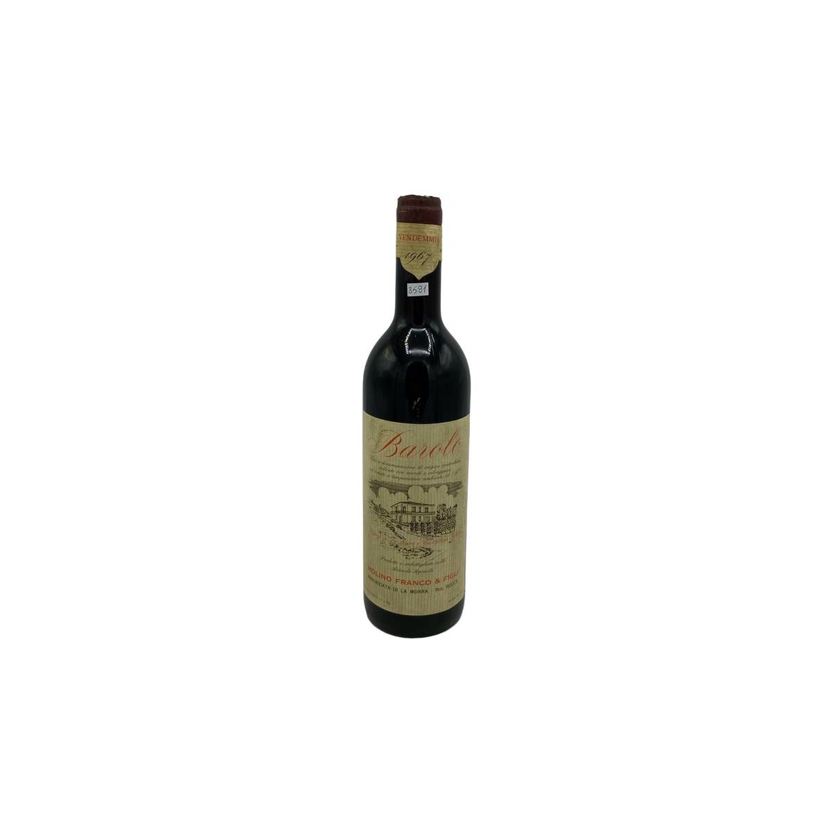 Vintage Bottle - Molino Franco & Figli Barolo DOC 1967 0,72 lt. - COD. 3591