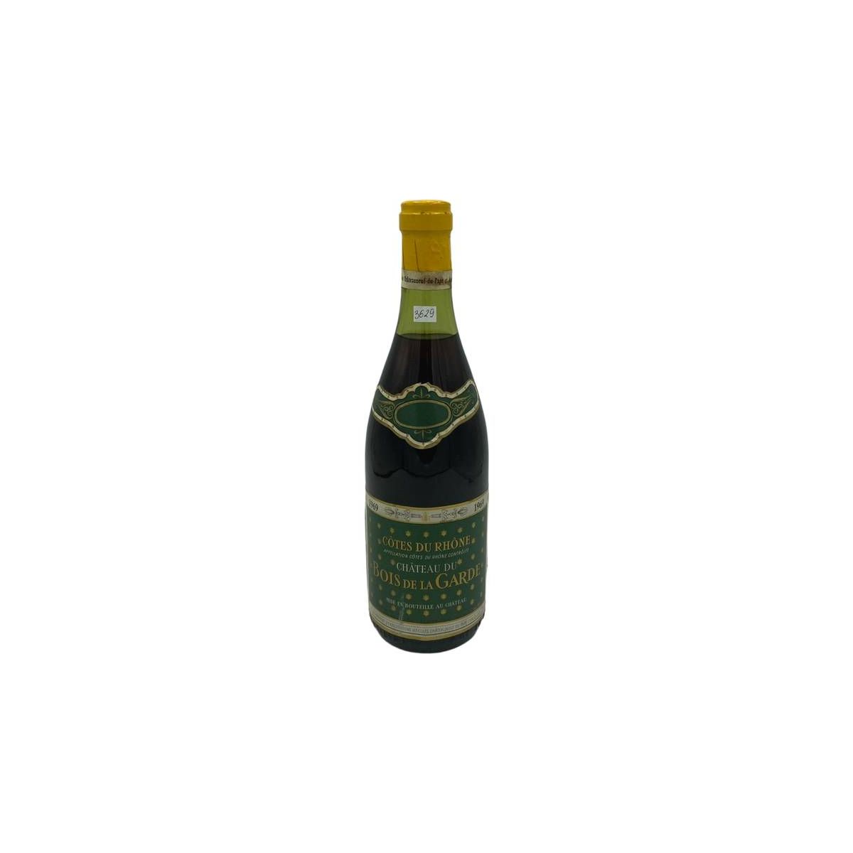 Vintage Bottle - Chateau du Bois de la Garde Cotes du Rhone 1969 0,75 lt. - COD. 3629
