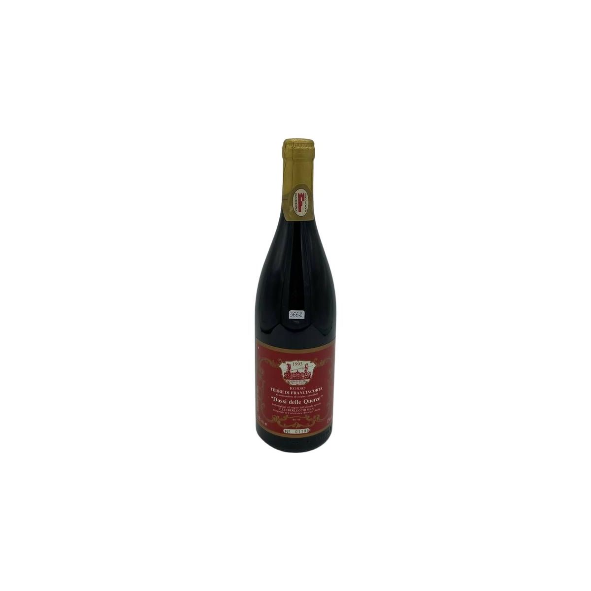 Vintage Bottle - Fratelli Berlucchi Rosso Terre di Franciacorta DOC Dossi delle Querce 1993 0,75 lt. - COD. 3662