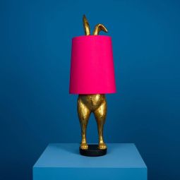 Werner Voss - Lampada da Tavolo Hiding Bunny Coniglio Nascosto Magenta