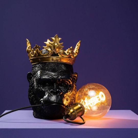 Werner Voss - Lampada da Parete Monkey Kong La Scimmia Kong Black
