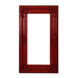 Werner Voss - Cornice dcorativa Red 80 x 150 cm Venezia Decor (solo cornice, cervo non incluso)
