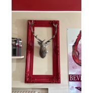 Werner Voss - Cornice dcorativa Red 80 x 150 cm Venezia Decor (solo cornice, cervo non incluso)