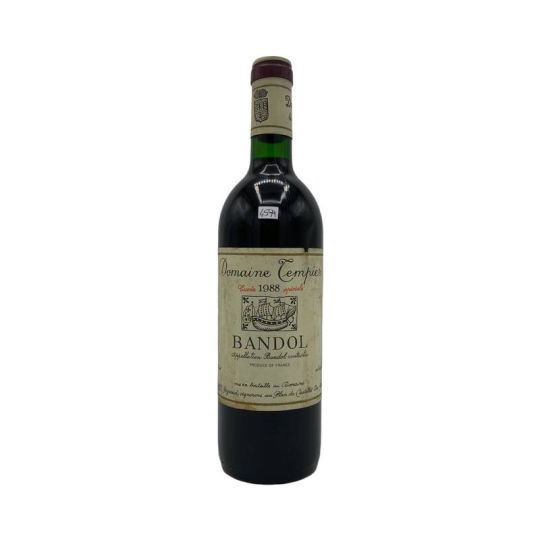 Vintage Bottle - Domaine Tempier Bandol Cuvée Speciale 1988 0,75 lt. - COD. 4599