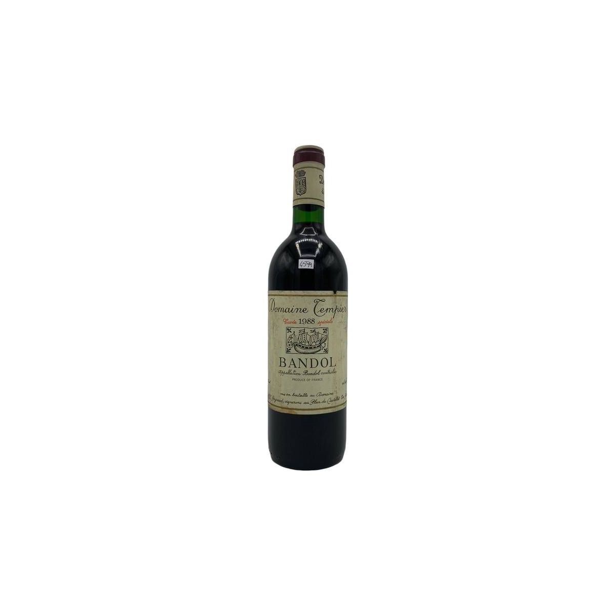 Vintage Bottle - Domaine Tempier Bandol Cuvée Speciale 1988 0,75 lt. - COD. 4599