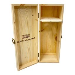 Cassetta Legno VUOTA Tenuta Laramè da 1 bottiglia MAGNUM